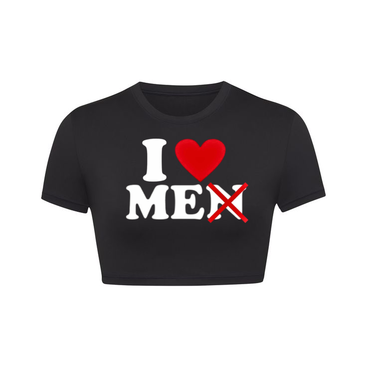 "I ❤️ ME" WOMAN'S CROP TOP