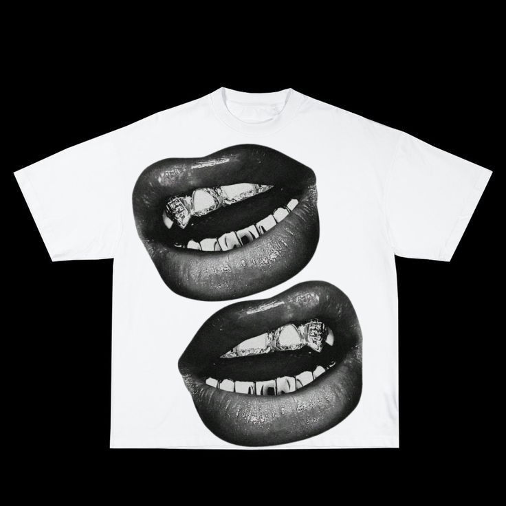 "GOLD N GRILLZ" OVERSIZED T-SHIRT